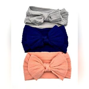 3pc Baby Headband Bows